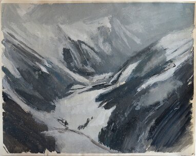 Berglandschaft unsigniert